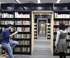 画像：改修中の図書館サービスMAP